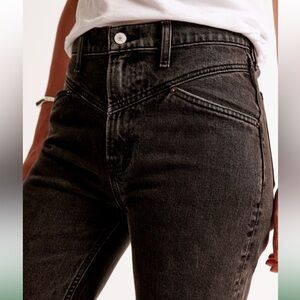 Abercrombie curve love black jeans